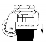 Heberollen FOOT MASTER - mit Mittelgewindebohrung