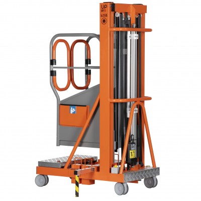 Mobile elektrische Arbeitsbühne UpLift5 120 für den Innenbereich - Bis 5 Meter Arbeitshöhe