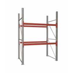 Palettenregal META Grundregal - 3 Lagerebenen - 6 Stellplätze