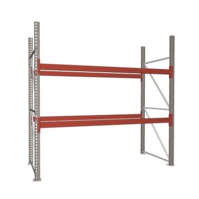 Palettenregal META Grundregal - 3 Lagerebenen - 9 Stellplätze