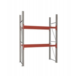 Palettenregal META Grundregal - 3 Lagerebenen - 6 Stellplätze - Quereinlagerung