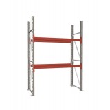 Palettenregal META Grundregal - 3 Lagerebenen - 6 Stellplätze - Quereinlagerung