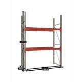 Palettenregal META Grundregal - 3 Lagerebenen - 6 Stellplätze - Quereinlagerung