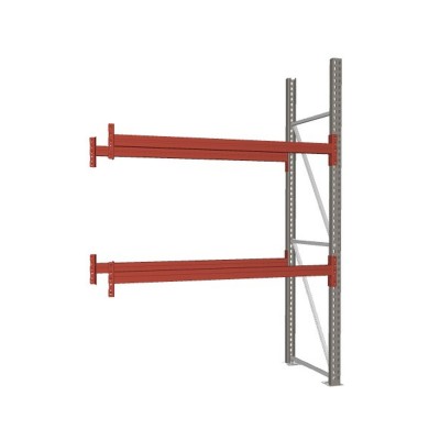 Palettenregal META Anbauregal - 3 Lagerebenen - 1.825 mm Regallänge - Quereinlagerung