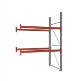 Palettenregal META Anbauregal - 3 Lagerebenen - 6 Stellplätze - Längseinlagerung