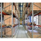 Palettenregal META Anbauregal - 3 Lagerebenen - 2.700 mm Regallänge - Quereinlagerung