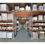 Palettenregal META Anbauregal - 3 Lagerebenen - 9 Stellplätze - Längseinlagerung