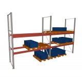 Palettenregal Komplett - für mittelschwere Belastungen