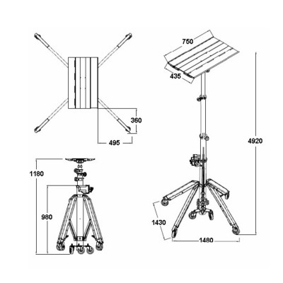 Elektrischer Montagelift Typ CM520