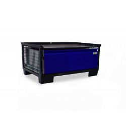 System-Gitterbox mit 1 großen Schublade LCB I - halbhoch 2