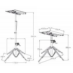 Elektrischer Montagelift CM270 - Traglast bis 120 kg 2