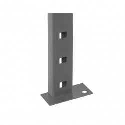 Einzelständer für Fachbodenregal Fliplus - mit Stahl-Fußplatte