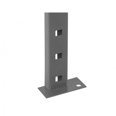 Einzelständer für Fachbodenregal Fliplus - mit Stahl-Fußplatte