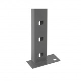 Einzelständer für Fachbodenregal Fliplus - mit Stahl-Fußplatte