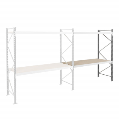 Weitspannregal mit Spannplattenböden Typ 525 - Tiefe 600 mm