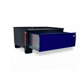 System-Gitterbox mit Blechwänden LCB I - halbhoch