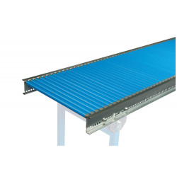 Klein-Rollenbahn aus Kunststoffrohr, blau Ø 20 x 1,5 mm