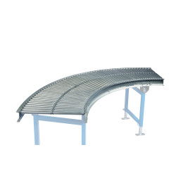 Klein-Rollenbahn aus Stahlrohr, verzinkt Ø 20 x 1,0 mm 2