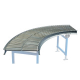 Klein-Rollenbahn aus Stahlrohr, verzinkt Ø 30 x 1,5 mm