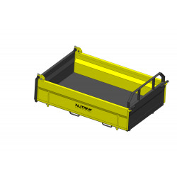 Flachbett mit abnehmbaren Seitenteilen