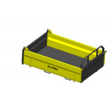 Flachbett mit abnehmbaren Seitenteilen