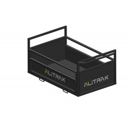 Flachbett mit einer abnehmbaren Seite