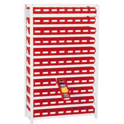 Komplett-Regal mit Lagerkästen