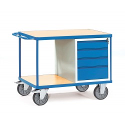 Tischwagen mit verschließbarem Schrank oder Schubladen 2