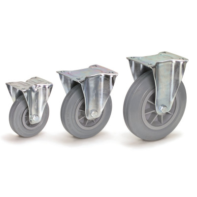 Lenkrolle - Vollgummi - FETRA