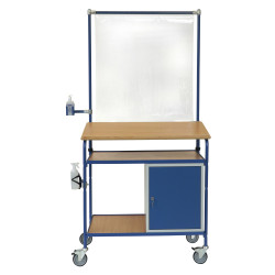 Rollpult mit Infektionsschutzausstattung 2