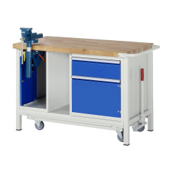 Mobile Werkbank - 1 Schublade, 1 Tür