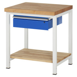 Werkbank mit Buche-Massiv-Platte