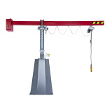 Schwenksicherung für WK3 mit Kontergewichtsausgleich