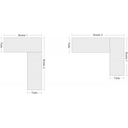 Eckregal, Stecksystem 2