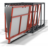 Vertikales Tafelregal ausziehbar