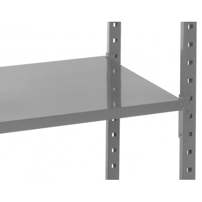 Fachbodenregal Fli 50 mit Blechböden Typ 460 - Stecksystem - Tiefe 400 mm