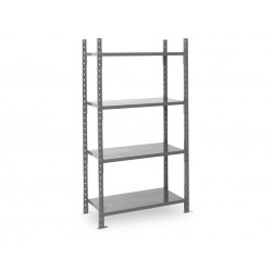 Fachbodenregal Fli 50 mit Blechböden Typ 460 - Stecksystem - Tiefe 400 mm 2