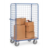 Paketwagen mit Drahtgitterwänden