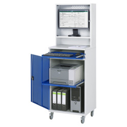 Computer-Schrank mit Monitorgehäuse - 650 mm