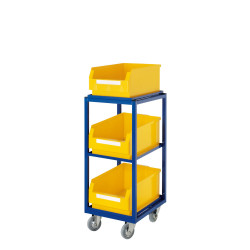 Beistell- und Kommissionierwagen inkl. Lagersichtkästen 2