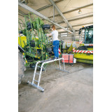 Sprossen-Vielzweckleiter aus Aluminium