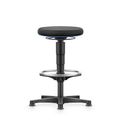 Drehhocker Bimos mit Gleiter und Fußring