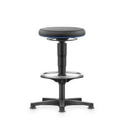 Drehhocker Bimos mit Gleiter und Fußring 2