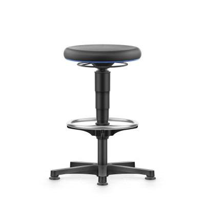 Drehhocker Bimos mit Gleiter und Fußring