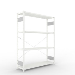 Fachbodenregal Stecksystem CLIP S3, Fachlast 200 kg, pulverbeschichtet 2