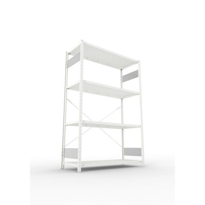 Fachbodenregal CLIP, Länge 1300 mm - Fachlast 230 kg