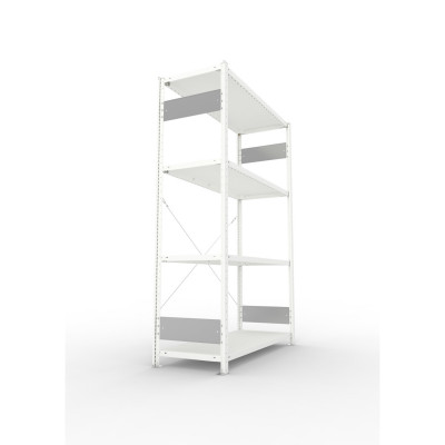 Fachbodenregal CLIP, Länge 1300 mm - Fachlast 230 kg