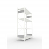 Fachbodenregal CLIP, Länge 1300 mm - Fachlast 230 kg