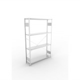 Fachbodenregal CLIP, Länge 1300 mm - Fachlast 230 kg