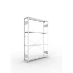 Fachbodenregal CLIP, Länge 1300 mm - Fachlast 230 kg 2